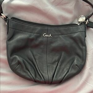 Coach black crossbody purse